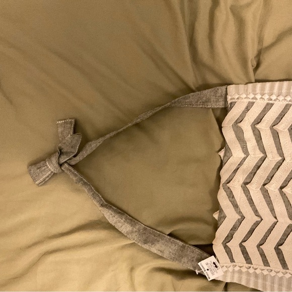 World Market Apron tan/gray nwt - Picture 9 of 13